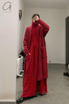 Daniel Andresen loose cardigan Hylia red